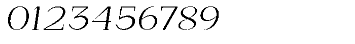 Bleshil Light Semi Expanded Slant Font OTHER CHARS
