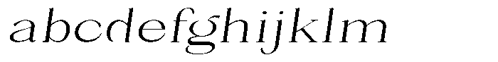 Bleshil Light Semi Expanded Slant FONT