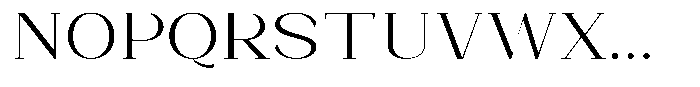Bleshil Light Semi Expanded Font UPPERCASE