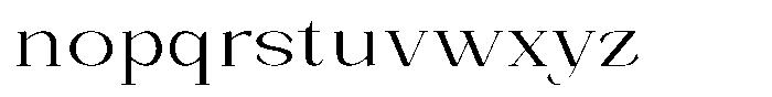 Bleshil Light Semi Expanded Font LOWERCASE