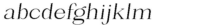 Bleshil Light Slant L-T FONT