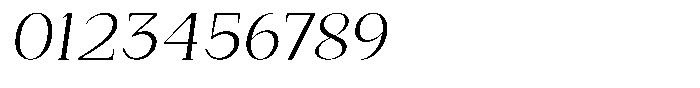 Bleshil Light Slant Font OTHER CHARS