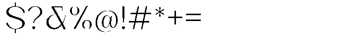 Bleshil Light Font OTHER CHARS