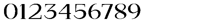 Bleshil Medium Expanded L-T Font OTHER CHARS