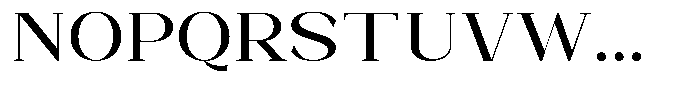 Bleshil Medium Expanded L-T Font UPPERCASE