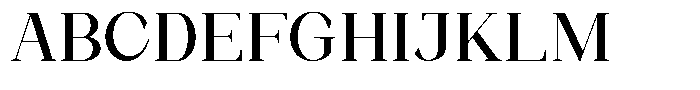 Bleshil Medium L-T Font UPPERCASE