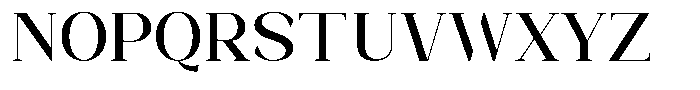 Bleshil Medium L-T Font UPPERCASE