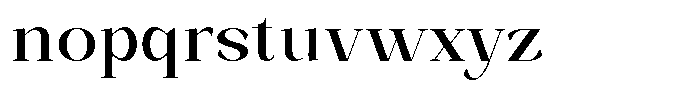 Bleshil Medium L-T Font LOWERCASE