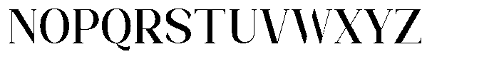 Bleshil Medium Semi Condensed L-T Font UPPERCASE