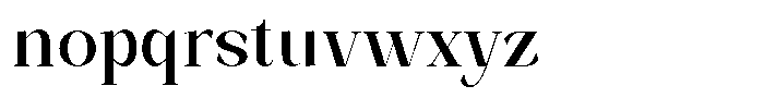Bleshil Medium Semi Condensed L-T Font LOWERCASE
