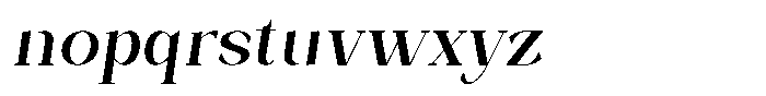Bleshil Medium Semi Condensed Slt Font LOWERCASE