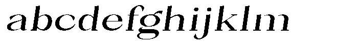 Bleshil Medium Semi Expanded Slant FONT