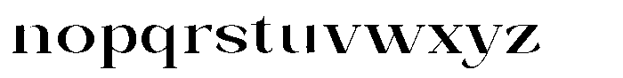 Bleshil Medium Semi Expanded Font LOWERCASE