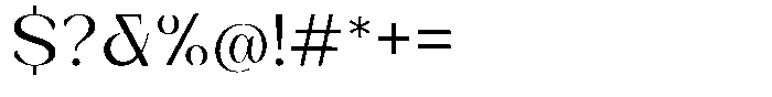 Bleshil Regular Font OTHER CHARS