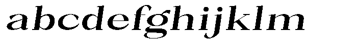 Bleshil Semi Bold Expanded Slant FONT