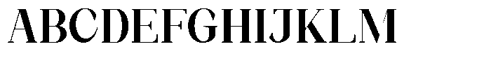 Bleshil Semi Bold Semi Condensed L-T Font UPPERCASE