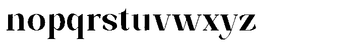 Bleshil Semi Bold Semi Condensed L-T Font LOWERCASE