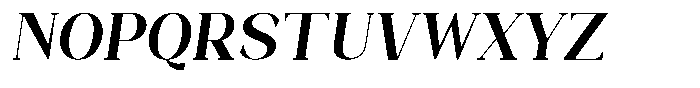 Bleshil Semi Bold Semi Condensed Slant Font UPPERCASE