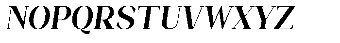 Bleshil Semi Bold Semi Condensed Slt L-T Font UPPERCASE