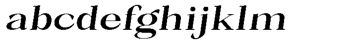 Bleshil Semi Bold Semi Exp Slt L-T FONT