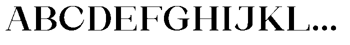 Bleshil Semi Bold Semi Expanded L-T Font UPPERCASE