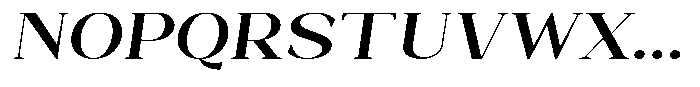 Bleshil Semi Bold Semi Expanded Slant Font UPPERCASE