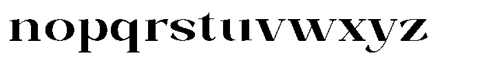 Bleshil Semi Bold Semi Expanded Font LOWERCASE