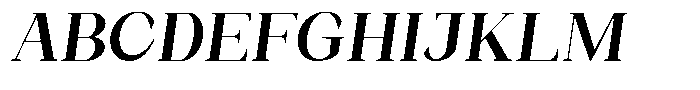Bleshil Semi Bold Slant L-T Font
