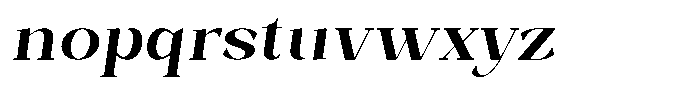 Bleshil Semi Bold Slant Font LOWERCASE