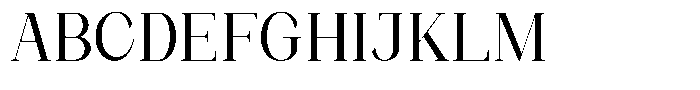 Bleshil Semi Condensed L-T Font UPPERCASE