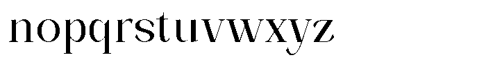 Bleshil Semi Condensed L-T Font LOWERCASE