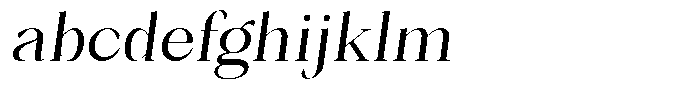 Bleshil Semi Condensed Slant L-T FONT