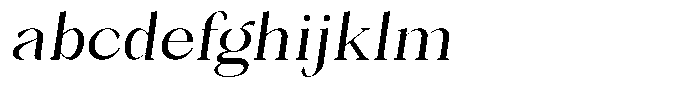 Bleshil Semi Condensed Slant FONT