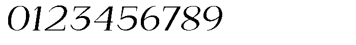 Bleshil Semi Expanded Slant L-T Font OTHER CHARS