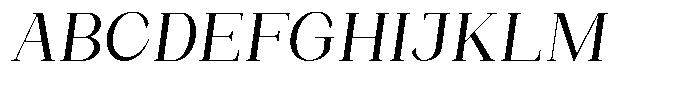 Bleshil Slant L-T Font