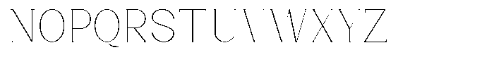 Bleshil Thin Condensed Font UPPERCASE