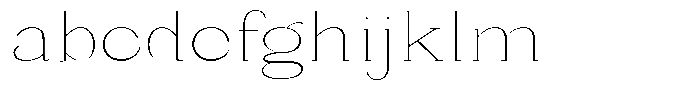 Bleshil Thin Expanded L-T FONT