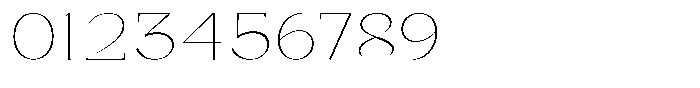 Bleshil Thin Expanded Font OTHER CHARS