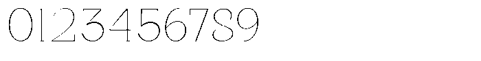 Bleshil Thin L-T Font OTHER CHARS