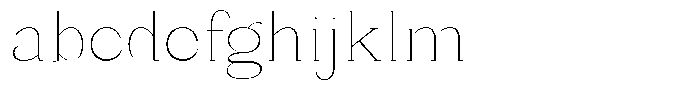 Bleshil Thin L-T FONT