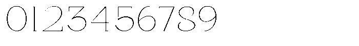 Bleshil Thin Semi Expanded L-T Font OTHER CHARS