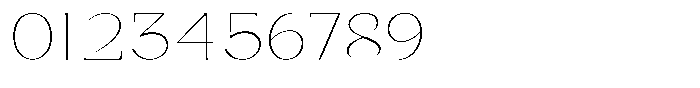 Bleshil Thin Semi Expanded Font OTHER CHARS
