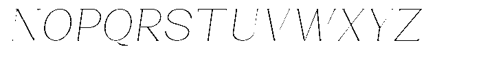 Bleshil Thin Slant Font UPPERCASE