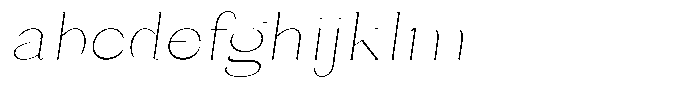 Bleshil Thin Slant FONT