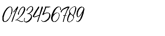 Blessing Blues Regular Font OTHER CHARS