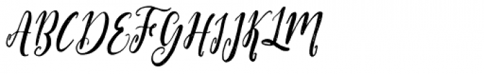 Blessinhet Script Italic Font UPPERCASE