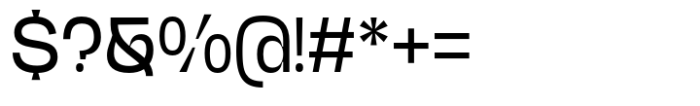 Bleur Neue Extralight Font OTHER CHARS