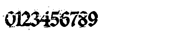 Blightmark Blackletter Textured Font OTHER CHARS