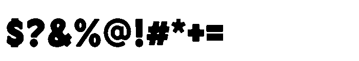 Blightmark Sans Regular Font OTHER CHARS