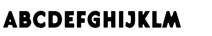 Blightmark Sans Regular Font UPPERCASE